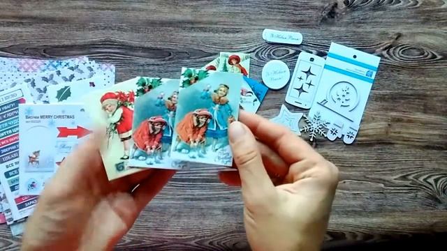 Обзор коллекции бумаги ТМ Евгения Курдибановская ""Merry Cristmas"" смотреть онлайн