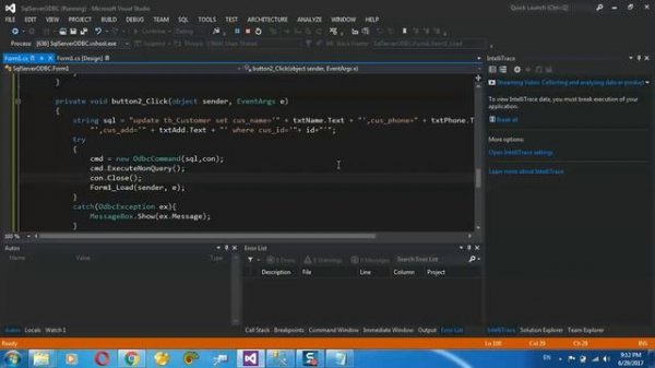 How to Connect Sql Server with Odbc in c# by sokchab part2