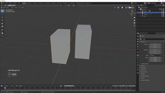 Как разделить и как объединить объекты в Blender смотреть онлайн
