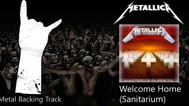 Welcome Home (Sanitarium) (Guitar Backing Track) смотреть онлайн