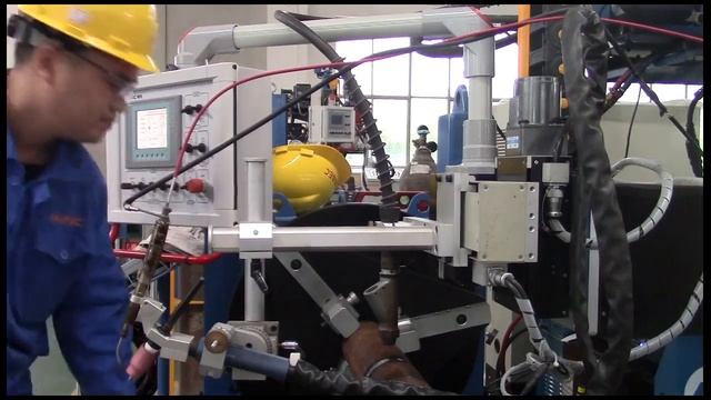 Сварка 4'' трубы CS, TIG корень+SAW заполнение и облицовка смотреть онлайн