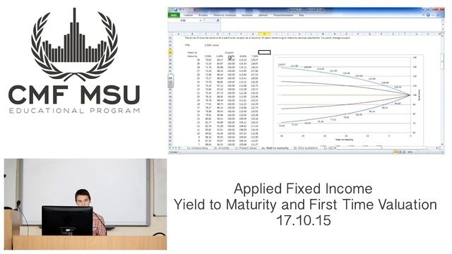 1. Applied Fixed Income Yield to Maturity and First Time Valuation. 17.10.15 смотреть онлайн