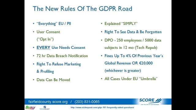 How European Digital Privacy Laws (GDPR) impact Businesses - Budly Freund and Ed Winslow смотреть онлайн