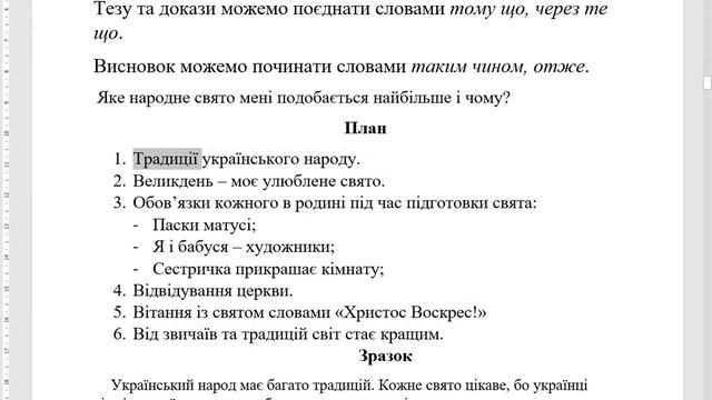Усний твір-роздум смотреть онлайн