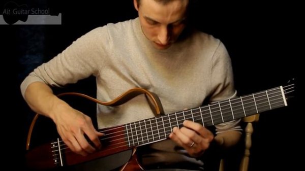 3 different guitars comparison - acoustic, classical, Yamaha silent guitar