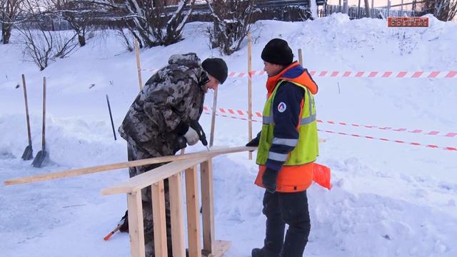 Обустройство Крещенской купели. смотреть онлайн