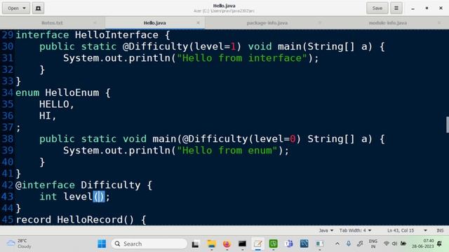 Review of first Java application смотреть онлайн