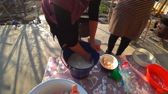 Такого вы не видели!!!Любимое блюдо узбеков!!!Узбекистан.Андижан.Упка!Опке! смотреть онлайн