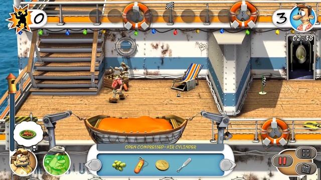 Neighbours Back From Hell - Neighbor Over Board! - All Medals 100% Walkthrough смотреть онлайн