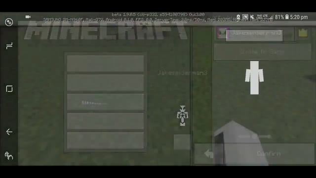 Invisible Skin For MCPE 1.8.1!! // Minecraft bedrock edition 1.8.1 смотреть онлайн