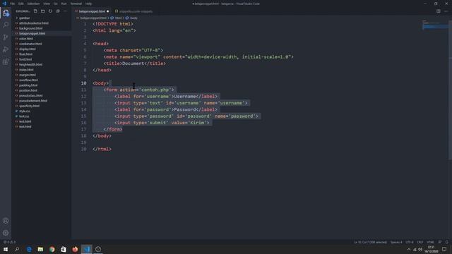Tutorial Visual Studio Code (VSCODE) - Membuat Snippet (9/9) смотреть онлайн