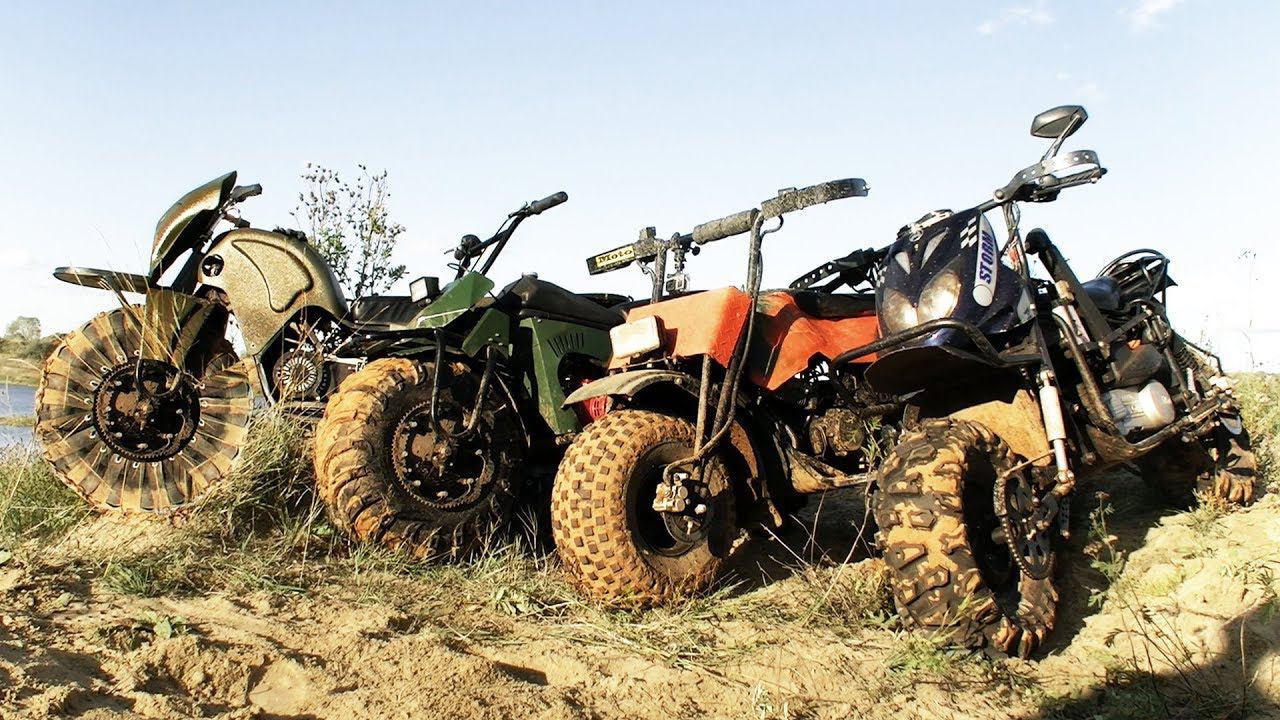 Большая битва мото вездеходов! 6 мото в жестком замесе! смотреть онлайн