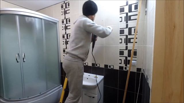 Установка умывальника с тумбой и зеркала в ванной комнате. Как установить кран и сифон смотреть онлайн