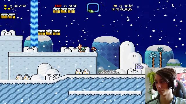 Резиновый уровень - Christmas Plains SMBX2 Custom Level (1/3) смотреть онлайн