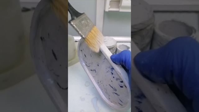 Пробуем делать изделия из гипса своими руками #shorts