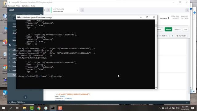 PROJECTION IN MONGODB смотреть онлайн