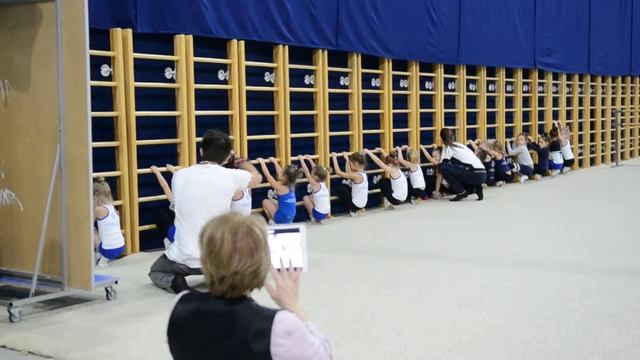 Тренируем полупальцы у шведской стенки смотреть онлайн