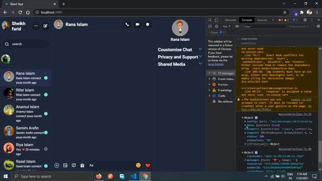 Real Time Chat App Node Js Express Js React MongoDB Socket.Io MERN Real Time message #29 смотреть онлайн