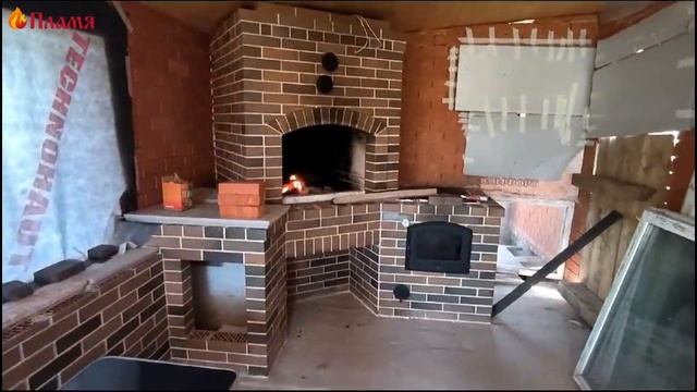 Рамиль из Татарстана собрал угловой барбекю с Двойным зубом и печкой под казан смотреть онлайн