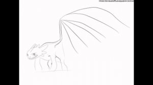 как нарисовать беззубика, , дракона