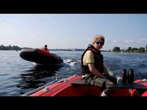 Большие лодки с маленьким мотором  Часть1