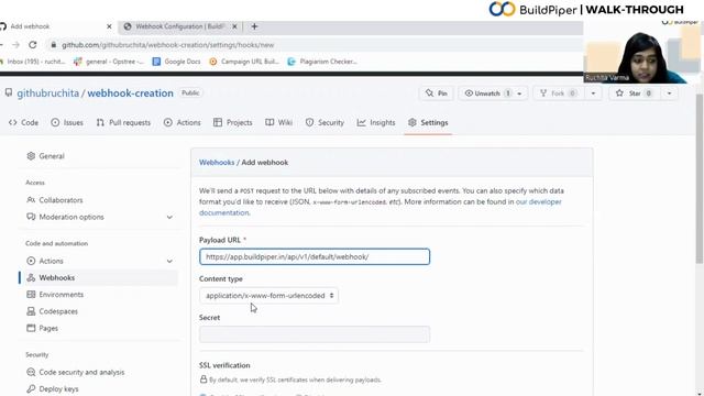 How to configure Webhooks for a GitHub Account? смотреть онлайн