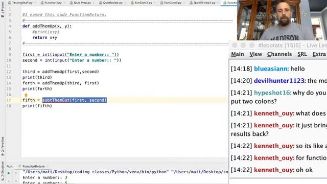 Python 7 function returns смотреть онлайн