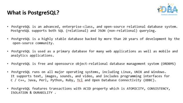 1. INTRODUCTION TO POSTGRESQL || DBA FROM INDIA || #postgresql #postgres #database #dba смотреть онлайн