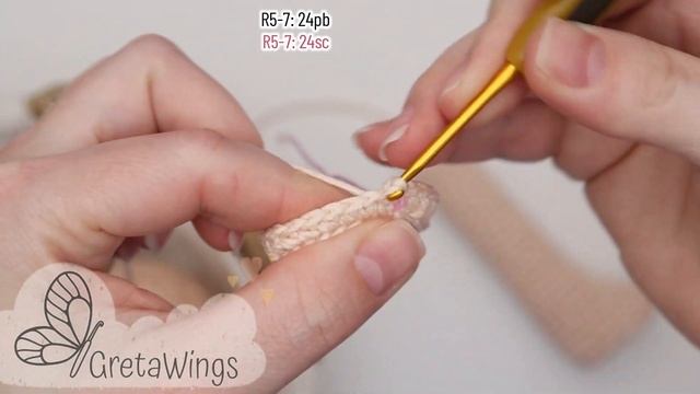 Princesa Peach Amigurumi/ Serie Mario Bros - Tutorial Parte 1/5 CUERPO Sub ????/ GretaWings смотреть онлайн