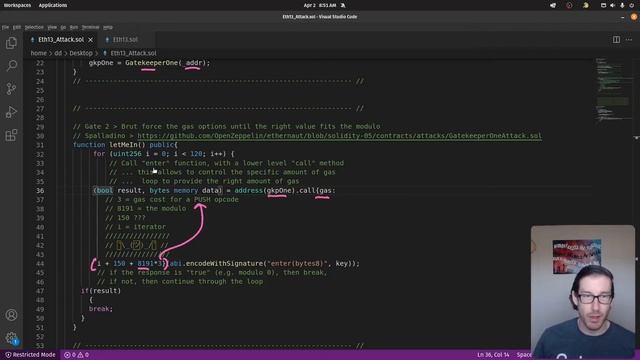 Ethernaut CTF - Gatekeeper 1 (Level 13) смотреть онлайн