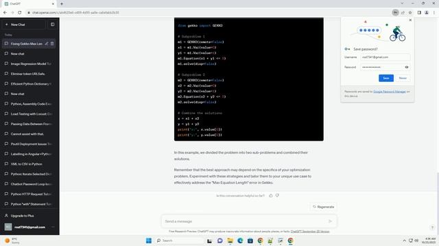 How to fix Python Gekko Max Equation Length error смотреть онлайн