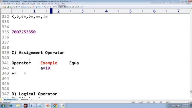 Python New Batch | Relational Operator VS Assignment Operator | Python Beginner Tutorial смотреть онлайн