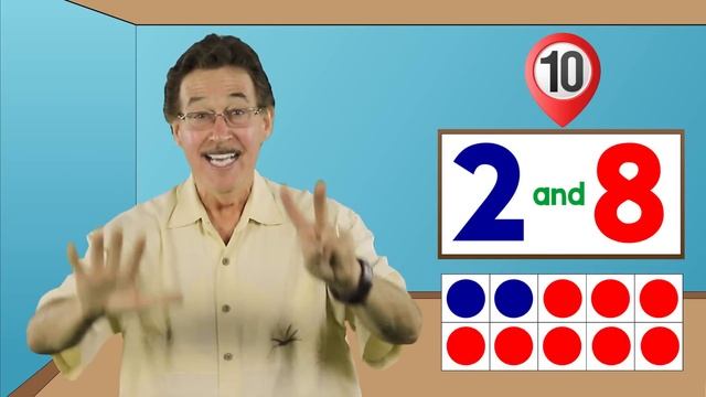 I Can Say My Number Pairs 10 | Math Song for Kids | Number Bonds | Jack Hartmann смотреть онлайн
