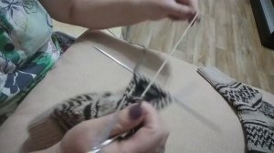 #мк ленивый жаккард #жаккард по кругу #легко,просто                          Носки связаны жаккардо