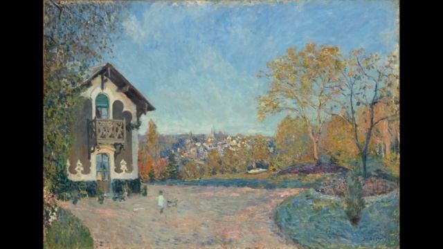 Alfred Sisley - 101 paintings (with captions) [HD] смотреть онлайн