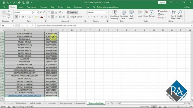 Top 15 excel Tips and Tricks | Ms Excel Tutorial in Hindi | Excel Formula смотреть онлайн