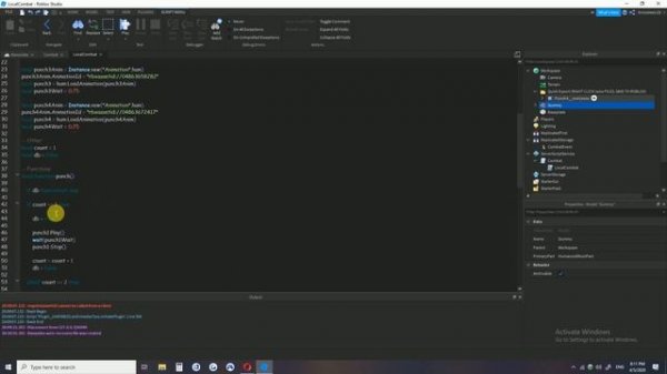 Roblox Studio: Combat Script Tutorial