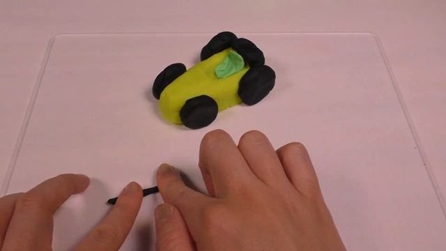 Гоночная Машина для Детей, Лепим из Пластилина Play Doh гоночную машину, Поделки из пластилина смотреть онлайн