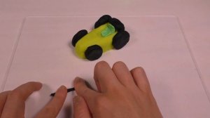 Гоночная Машина для Детей, Лепим из Пластилина Play Doh гоночную машину, Поделки из пластилина