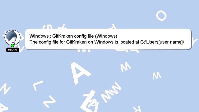 Windows : GitKraken config file (Windows) смотреть онлайн