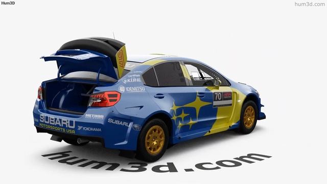 Subaru WRX VT20R Rally with HQ interior 2020 3D model by Hum3D.com смотреть онлайн