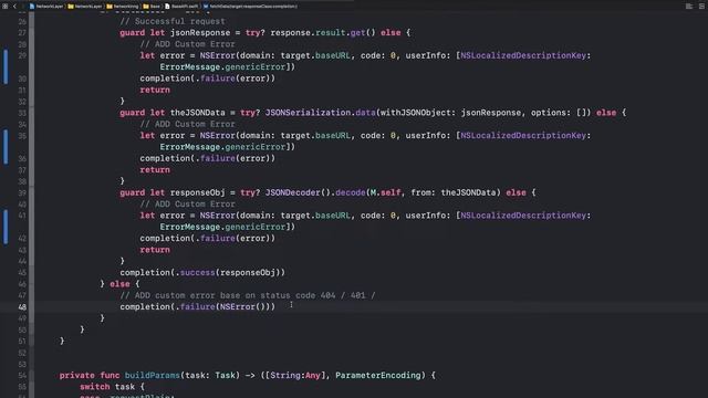 IOS - Network Layer (pt-3) Error Handling with swift (Arabic) смотреть онлайн