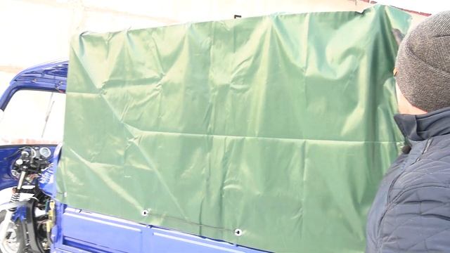 Кибитка уже не та. Трицикл с кабиной и тентом. смотреть онлайн