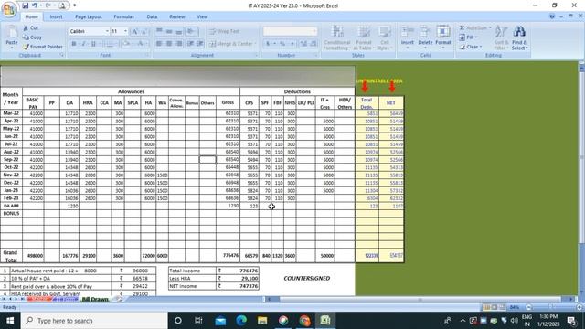 INCOME TAX FORM SOFTWARE 2023-2024 IN EXCEL | IT CALCULATOR 2023-24 | #tamiltecharun #aruntech смотреть онлайн