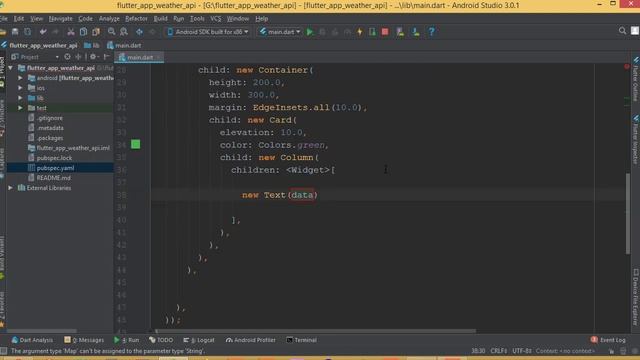 Flutter Weather App Using JSON Part-3 смотреть онлайн
