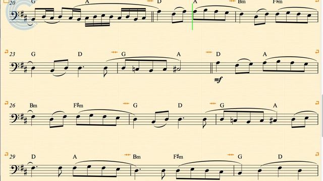 Bassoon - Canon in D - Pachelbel - Sheet Music & Chords смотреть онлайн
