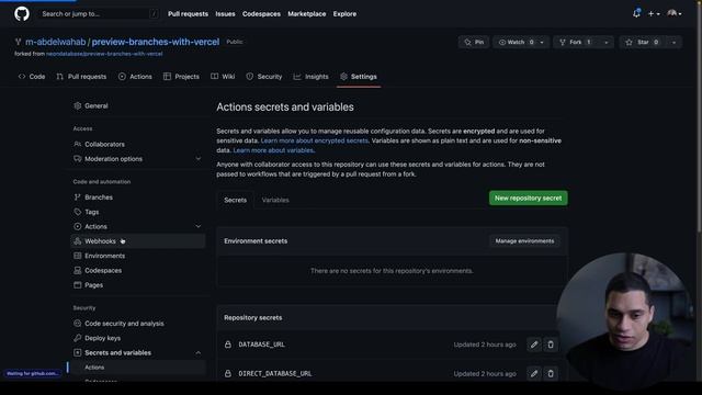 Neon Developer workflow using Vercel and Github Actions смотреть онлайн