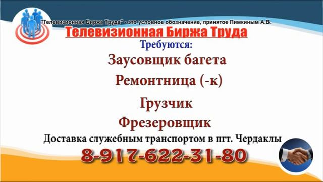 29 11 22 РАБОТА В УЛЬЯНОВСКЕ Телевизионная Биржа Труда 5 смотреть онлайн