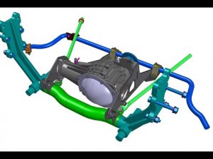 Независимая подвеска переднего моста Нива