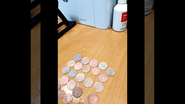 Чистка МОНЕТ БАНКА РОССИИ😜!!!! смотреть онлайн